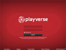 Tablet Screenshot of playverse.com